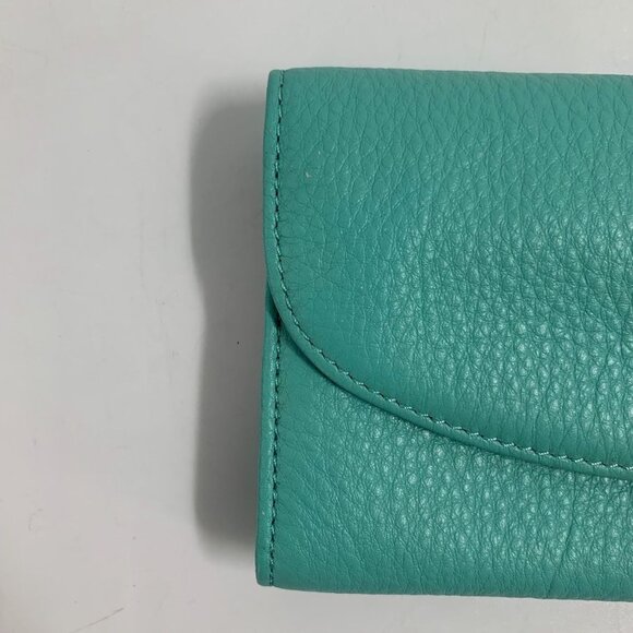 Talbots‎ Women's Leather Wrap Zipper Makeup Jewelry Wrap Wallet NWT - Picture 3 of 12